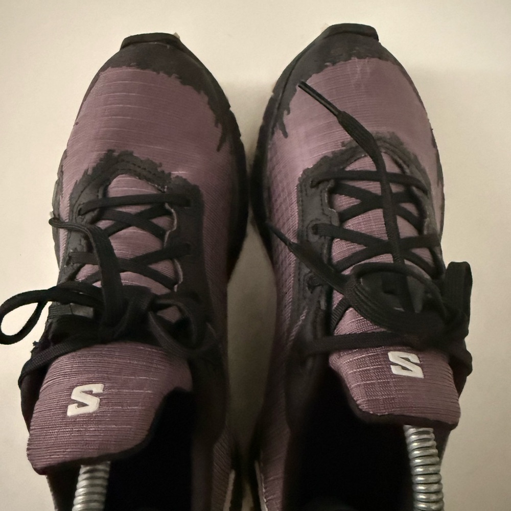 Salomon Alphacross 4 Women's Trail Shoes in Purple and Black - Picture 7 of 11